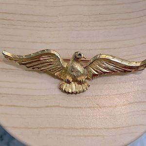 Gold Eagle Brooch